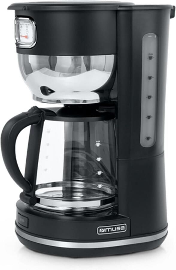 Koffiezetapparaat met Glazen Kan en Warmhoudfunctie 10 Kopjes