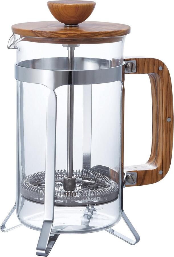 Koffiezetapparaat Met Persfilter 600ml Glas en Hout