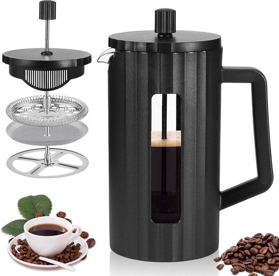 Koffiezetapparaat met Perskan 1 Liter voor Warme en Koude Dranken