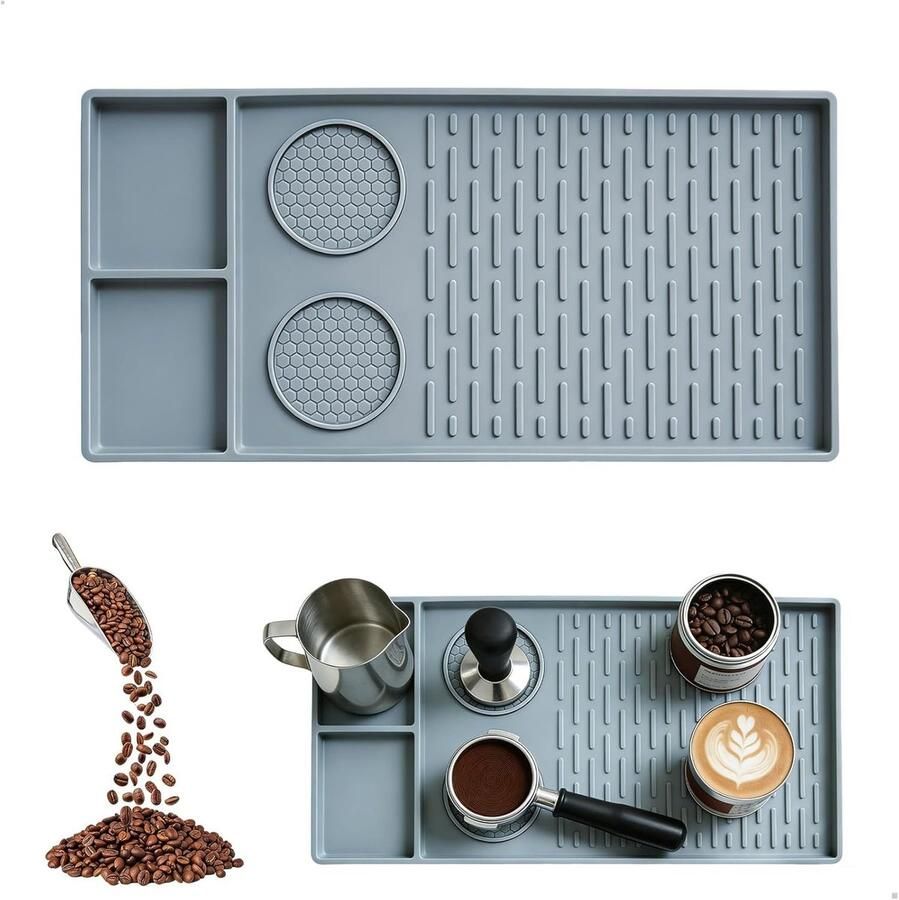 Koffiezetapparaat met siliconen antislipmat voor keuken accessoires voor koffiezetten en espresso ideaal voor bar en werkblad