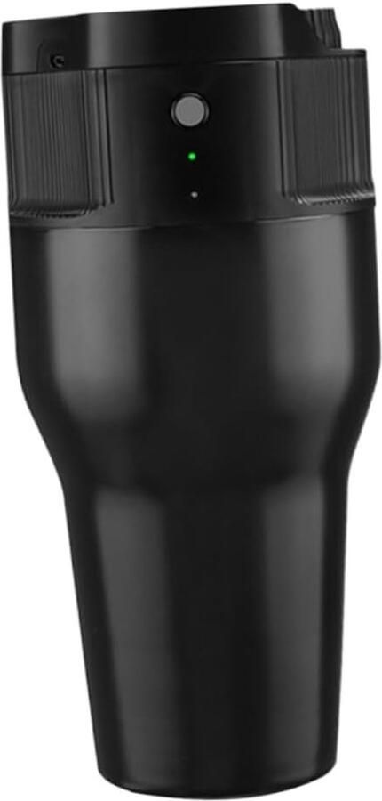 Koffiezetapparaat Mini Espresso Reizen en Buiten Handmatig Bedienbaar 21.8 x 10.5 cm Zwart