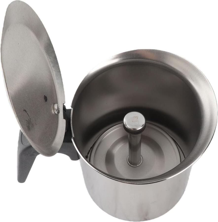 Koffiezetapparaat Moka Pot Italiaanse Koffie Enkele Klep 18x14x10 cm Zilver