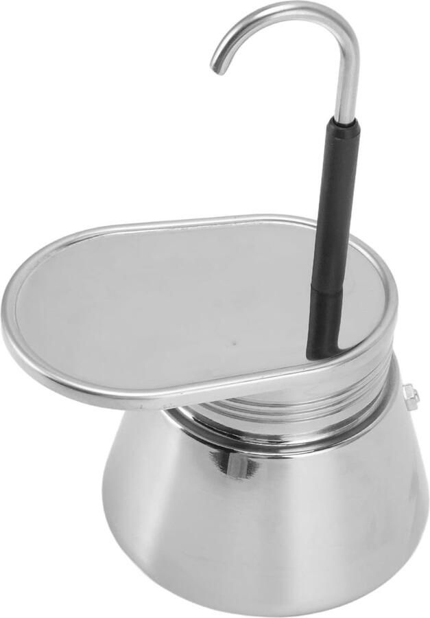 Koffiezetapparaat Moka pot Thuis koffie zetten Roestvrij staal 101-500 ml Zilver