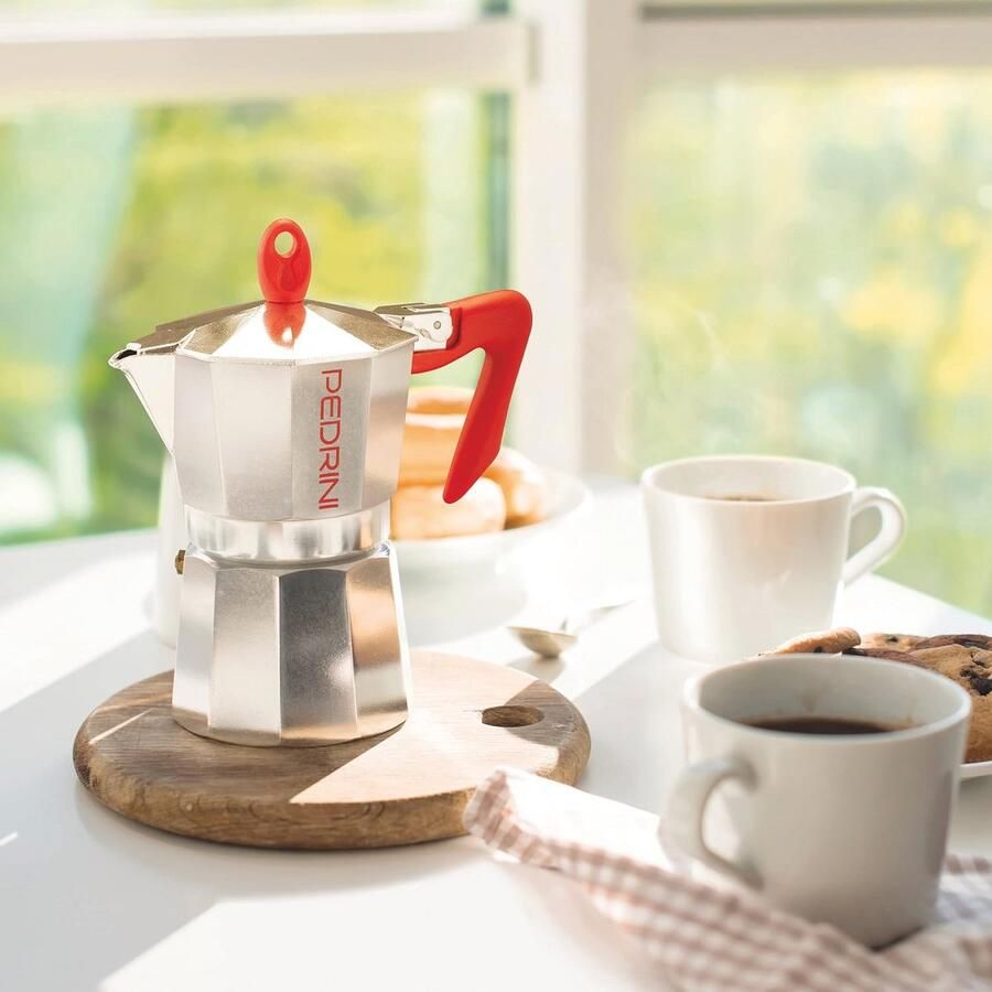 Koffiezetapparaat Moka van Aluminium 2 Tassen Temperatuurbestendig