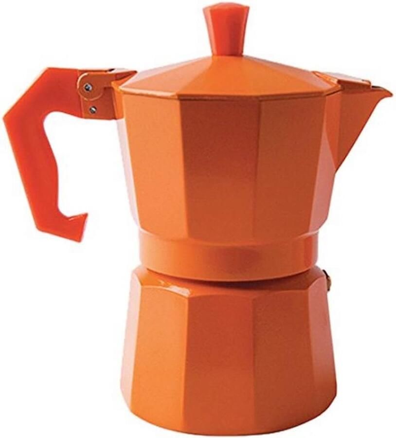 Koffiezetapparaat Mokkapot Espresso Maken Duurzame Afdichting 1 Kopje Oranje
