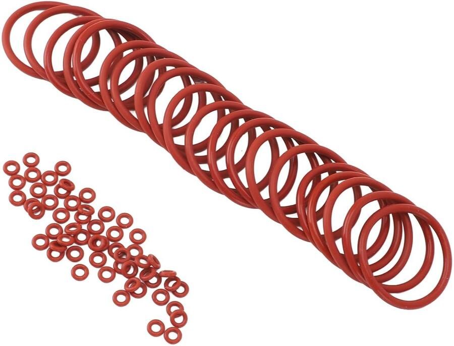 Koffiezetapparaat O-ring Afdichtring Koffiezetter Reparatie Hoge Temperatuur Bestendig 120 Stuks Transparant