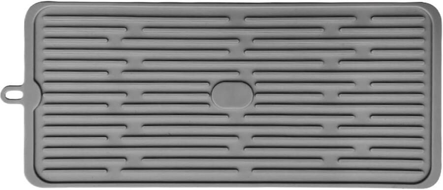 Koffiezetapparaat Onderlegger Aanrechtbeschermer Bar Mat Keuken Organiseren Slijtvast Silicone Materiaal 47x20 cm Grijs