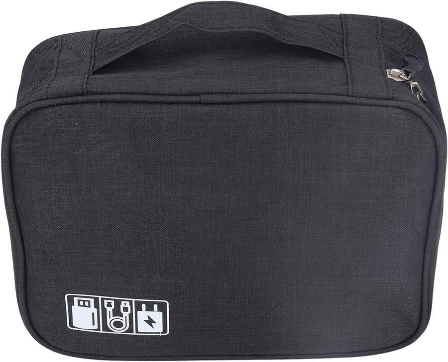 Koffiezetapparaat Opbergtas Reistas Koffiemachine Koffie Meenemen Waterdicht Canvas 25x19x10 cm Zwart