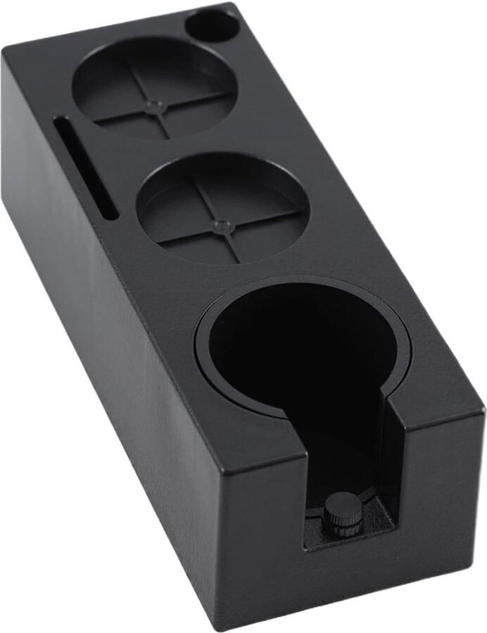 Koffiezetapparaat Organizer Espresso Station Koffie Bereiden Gelijkmatige Koffieverdeling 24 cm Lengte Zwart