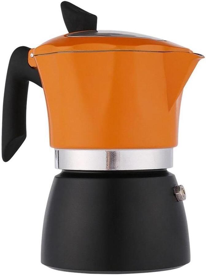 Koffiezetapparaat Percolator Koffiepot Italiaanse Koffie Hittebestendig Materiaal 10 Liter Zwart