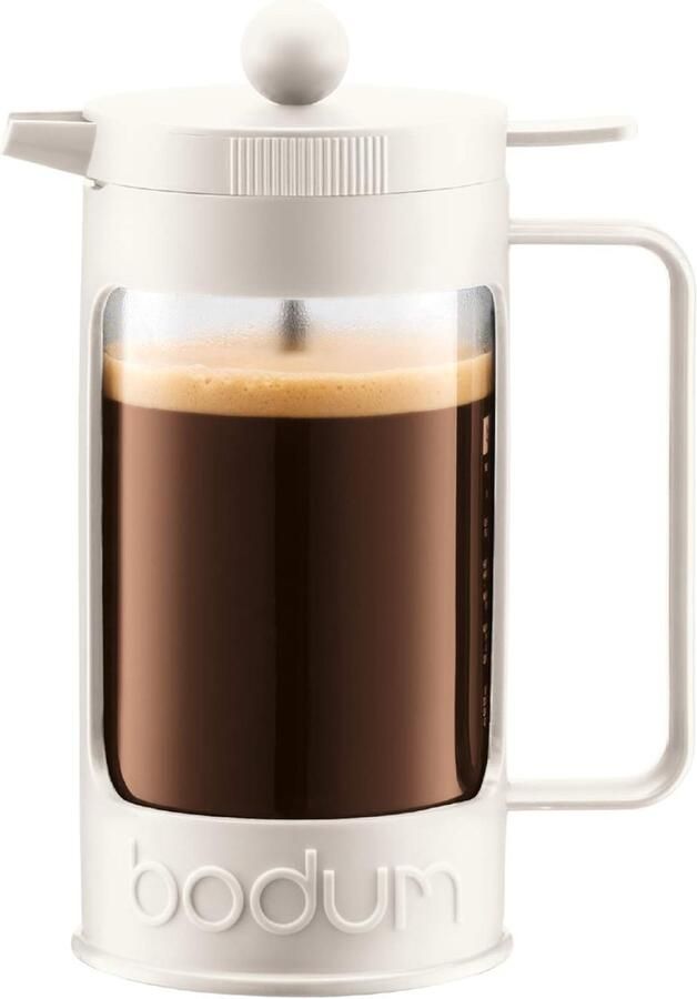 Koffiezetapparaat Perskoffiezetter Verse Koffie Isoleren en Lekvrij 1 Liter Crème