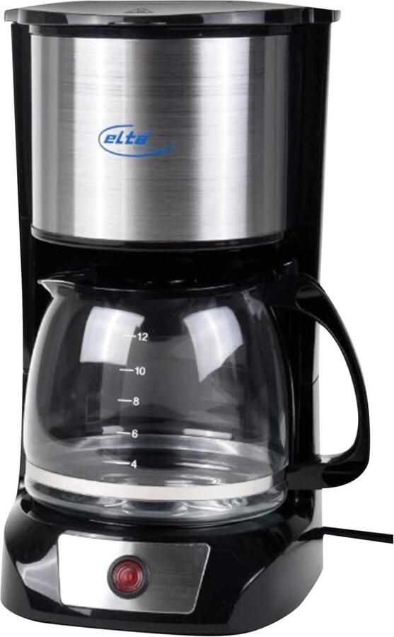 Koffiezetapparaat RVS 1 5 L met Permanente Koffiefilter 800 Watt