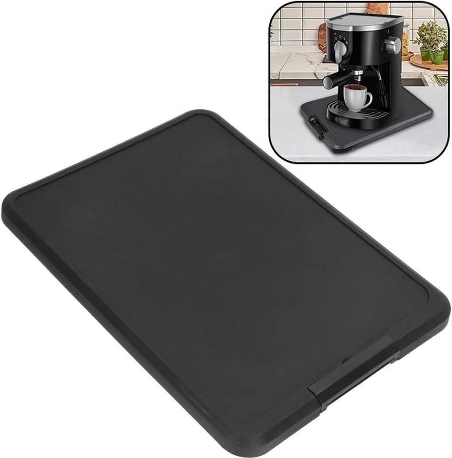 Koffiezetapparaat Schuifbak Keukenapparaat Bewegende Caddy Aanrecht Opbergruimte Voor Luchtfriteuse Broodrooster Blender 16 14 X 11 81 X 0 79 Inch
