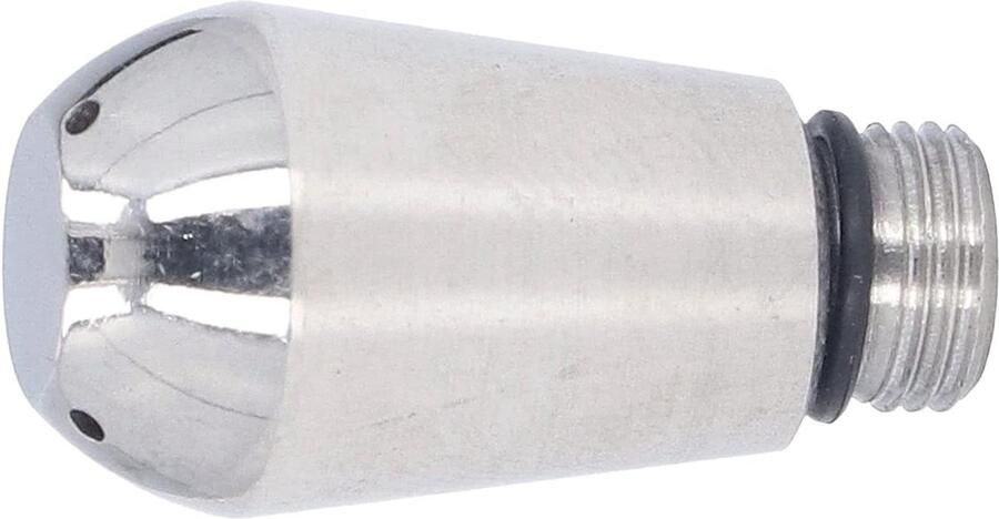 Koffiezetapparaat Stoommondstuk Melkschuimer Accessoire Espresso Bereiden Meerdere Gaten Ontwerp 30x20x20 mm Zilver