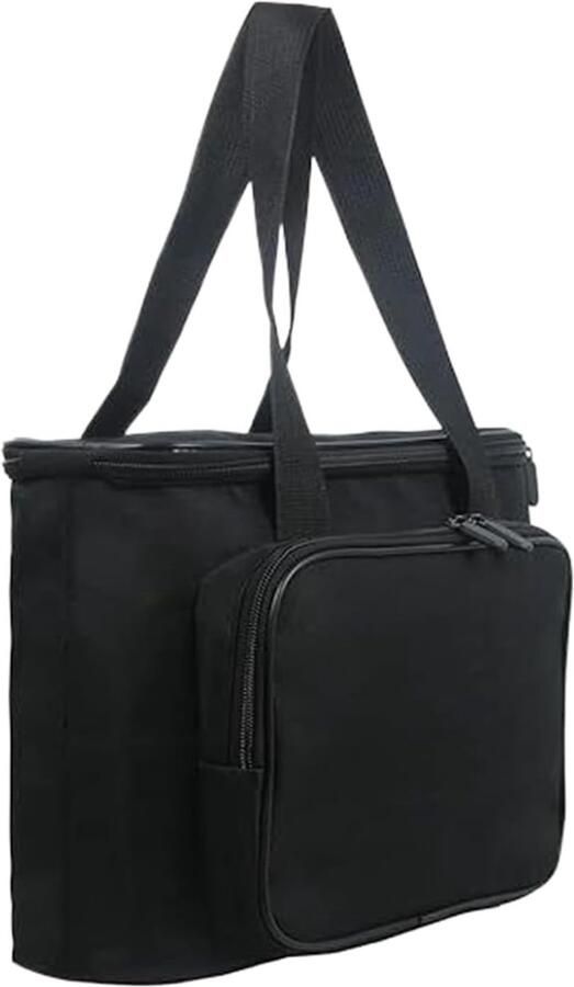 Koffiezetapparaat Tas Draagbare Opbergtas Reizen en Outdoor Schokabsorberende Bescherming 29x24x12cm Zwart