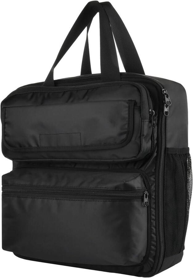 Koffiezetapparaat Tas Opbergtas Organizer Reizen Kamperen Gevoerde Binnenkant 29.5 x 16 x 32 cm Zwart