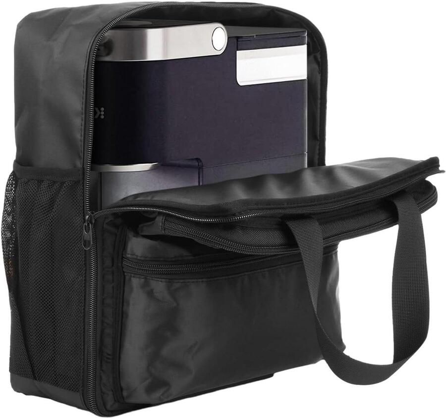 Koffiezetapparaat Tas Reis Container Outdoor Koffie Beschermende Voering 29.5 x 16 x 32 cm Zwart