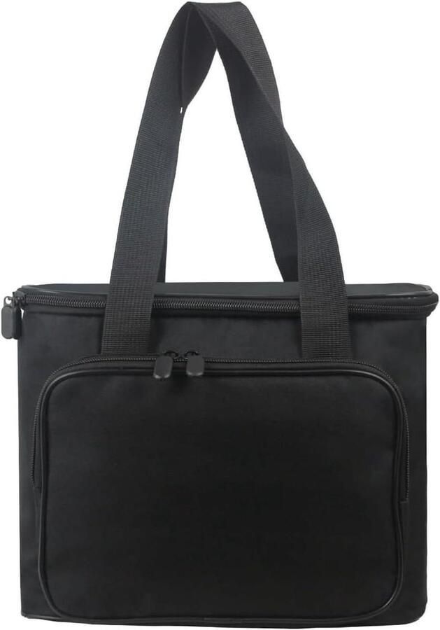 Koffiezetapparaat Tas Reis Organizer Veilig Vervoeren Schokabsorberende Vulling Compact Formaat Stijlvol Zwart