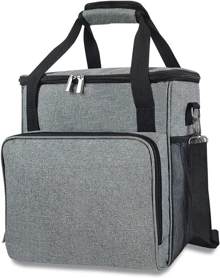 Koffiezetapparaat Tas Reistas Koffiemaker Veilig Vervoeren Waterdicht Scheurvast Nylon 30x34x18cm Grijs