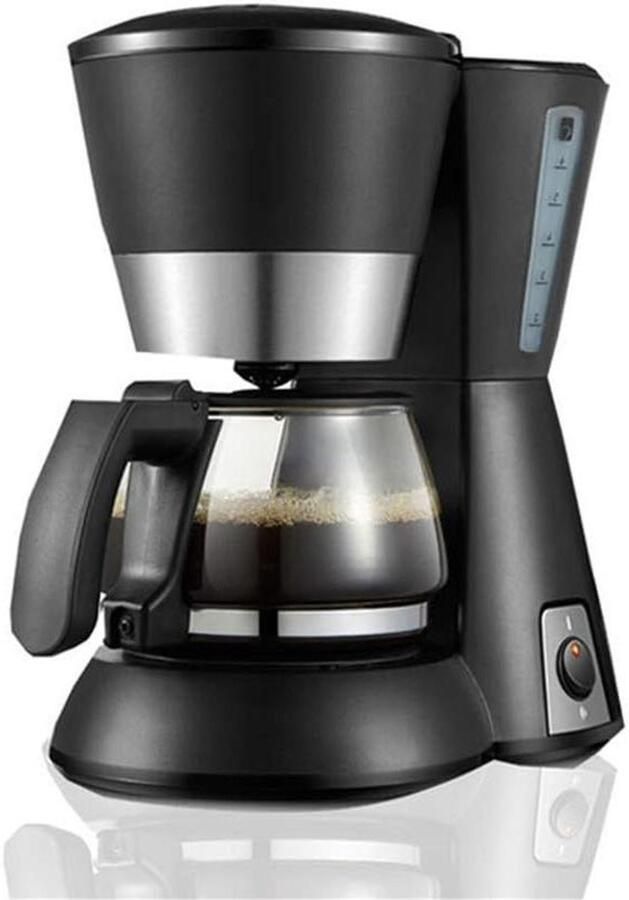 Koffiezetapparaat Theemachine Ontspannen Genieten Automatisch Drup Systeem Klein Formaat Zwart