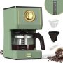 Filterkoffiezetapparaat voor 5-6 kopjes 650 ml met Glazen Kan en Druppelstop - Thumbnail 2