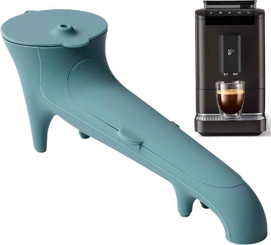 Koffiezetapparaat Trechter Waterreservoir Hulp Makkelijk Vullen Voedselveilig Siliconen 23.5 cm Lengte Groen