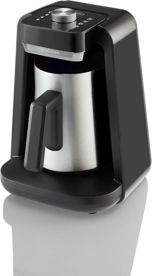 Koffiezetapparaat Turks Mokkapot Koffie Bereiden Automatische Roerfunctie 5 Koppen Capaciteit Chroom