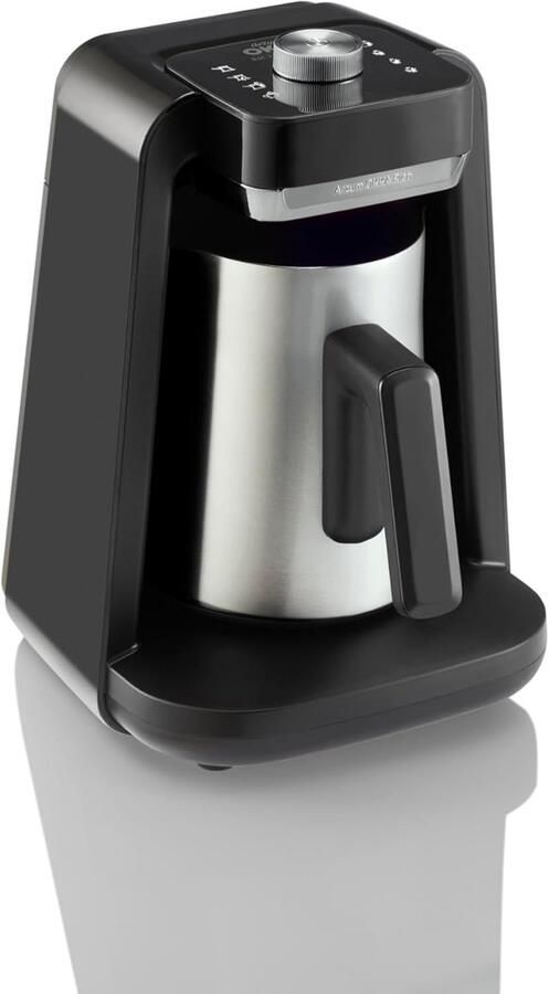 Koffiezetapparaat Turks Mokkapot Koffie Bereiden Automatische Roerfunctie 5 Koppen Capaciteit Chroom