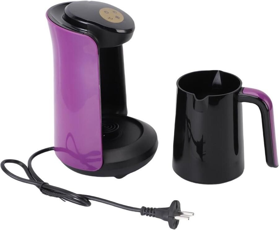 Koffiezetapparaat Turkse koffie Authentiek zetten LCD temperatuurregeling 6 kopjes Zwart
