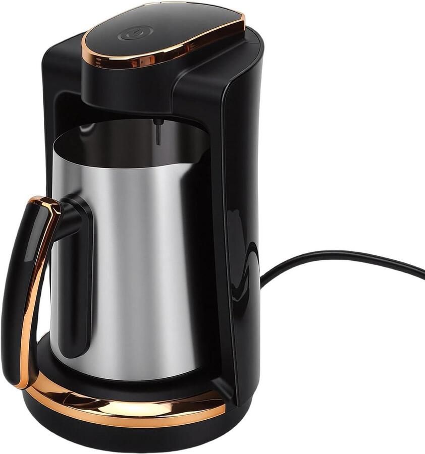 Koffiezetapparaat Turkse Koffie Thuisgebruik Snelle Verwarming 250 ml Zwart