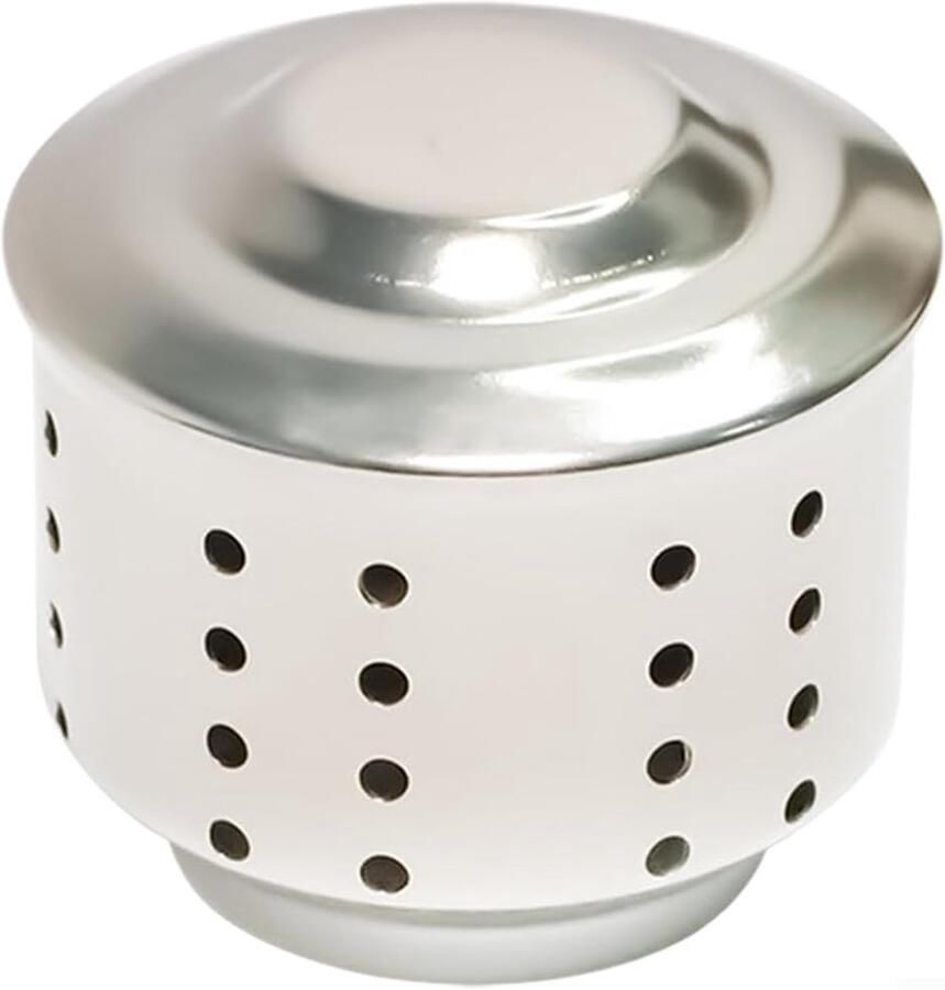 Koffiezetapparaat Ventiel Moka Pot Onderdeel Rommelvrij Koffie Zetten Anti-Overloop Ontwerp 3.5 cm Diameter Zilver