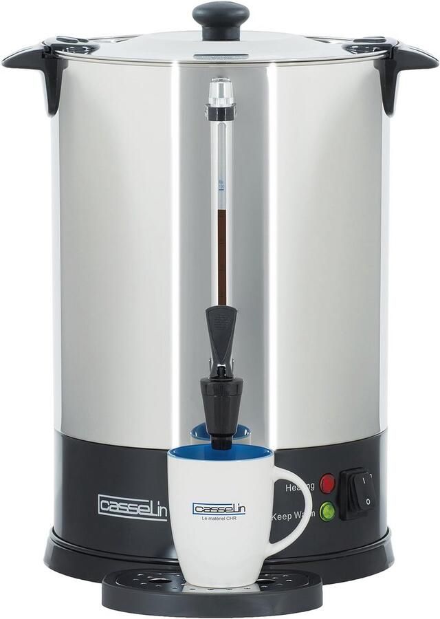 Koffiezetapparaat voor 100 kopjes roestvrij staal snelle bereiding