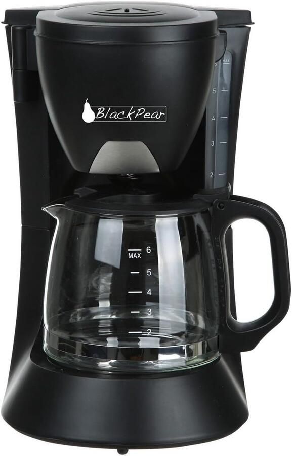 Koffiezetapparaat voor 6 kopjes met permanente filter