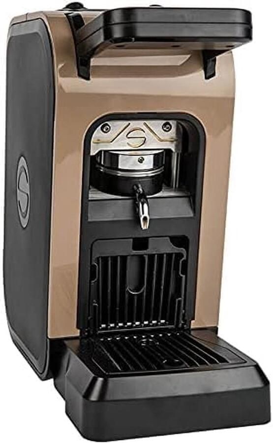 Koffiezetapparaat voor ESE-pads 44mm Taupe Compact en Eenvoudig in Gebruik