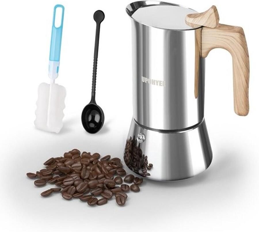 Koffiezetapparaat voor Espresso Geschikt voor Inductiekookplaten