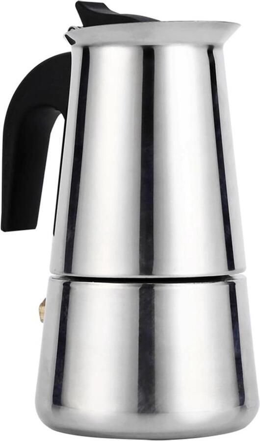 Koffiezetapparaat voor Inductie van Roestvrijstaal Moka Pot voor het Maken van Espresso en Cappuccino