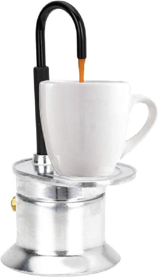 Koffiezetapparaat voor Moka Compacte 50ml Capaciteit Perfect voor Reis en Buiten Ideaal voor Koffieliefhebbers