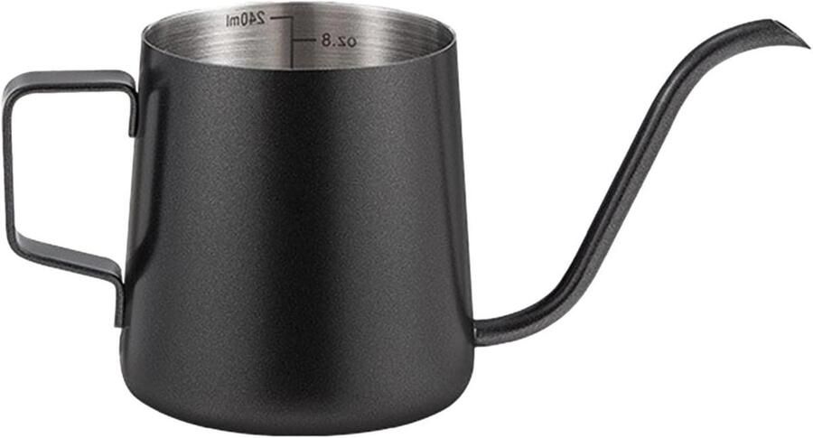 Koffiezetapparaat Waterkoker Handmatig koffie zetten Zwanenhals uitloop 250 ml Zwart