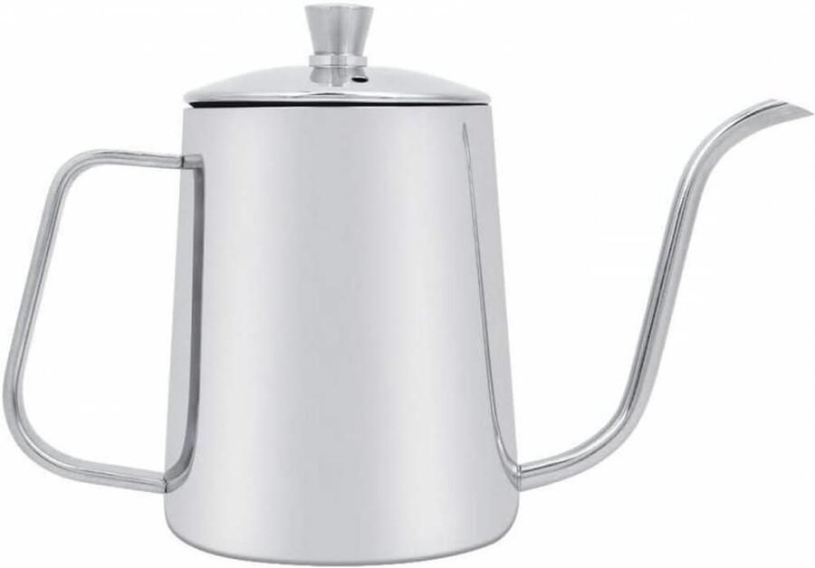 Koffiezetapparaat Waterkoker Koffie Zetten Zwanenhals Tuit 550ml Zilver