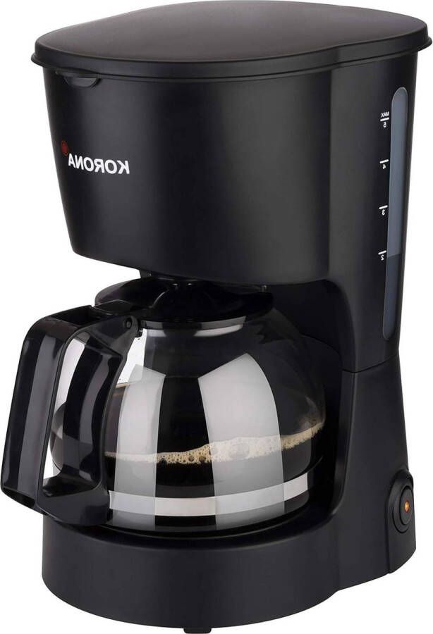 Koffiezetapparaat zwart filter 5 kopjes één kan 600 watt