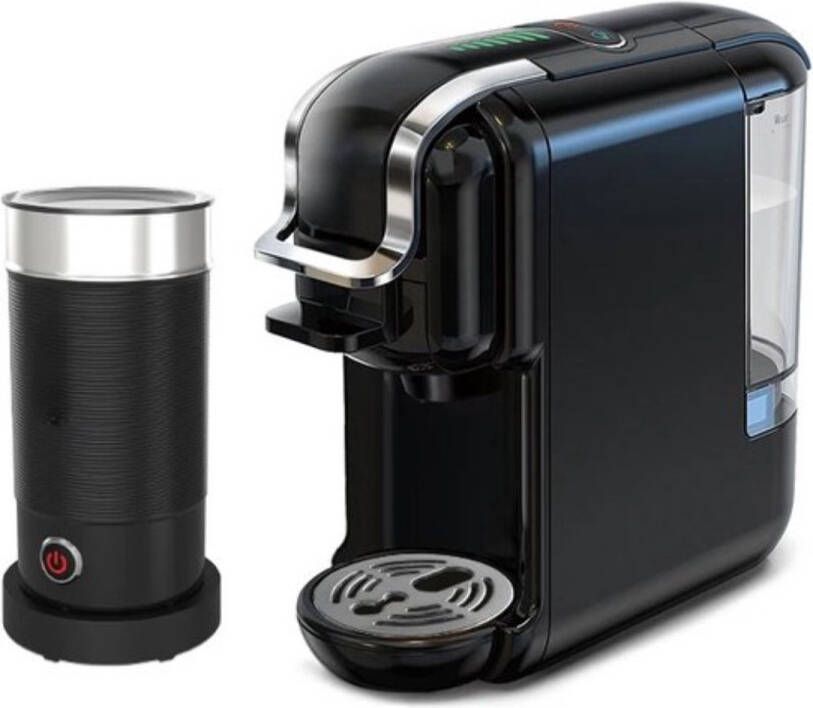 Koffiezetapparaat melkopschuimer Zwart Koffie Koffiemachine 5-in-1 Compatibel ontwerp Koud warm functie Koffiezetapparaat cups