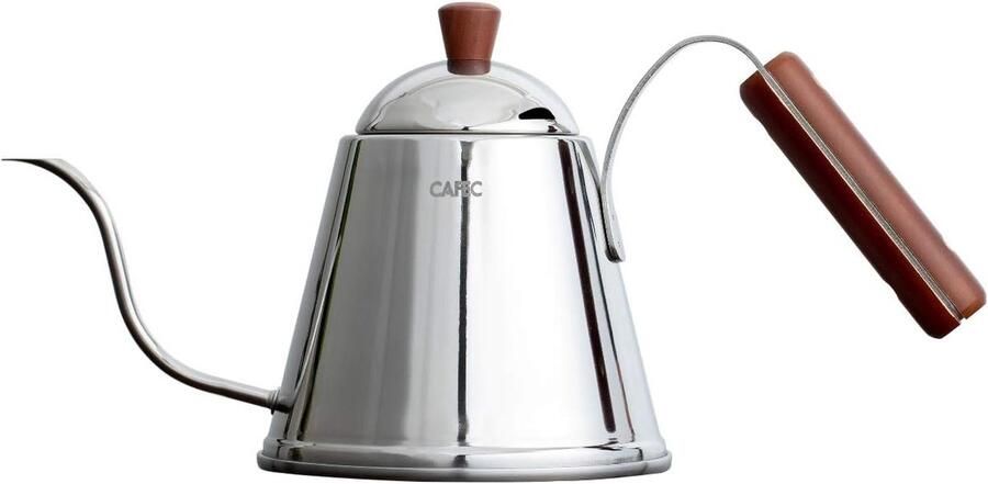 Koffiezetkan Waterkoker Schenkkan Koffie Zetten Extra Dunne Tuit 1000 ml Zilver
