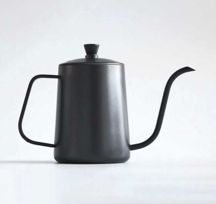Koffiezetketel Waterkoker Theeketel Koffie Zetten Precisie Gietuitloop 600 ml Zwart