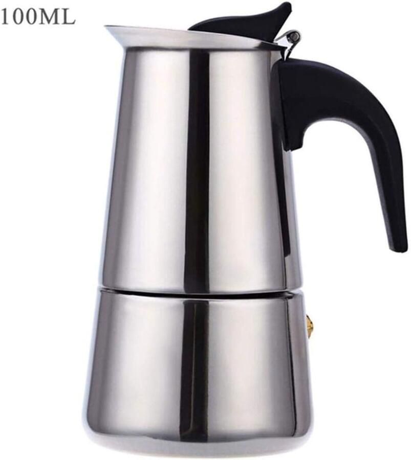 Koffiezetter Espresso Maker Heerlijke Koffie Roestvrij Staal 6 Kopjes Rood
