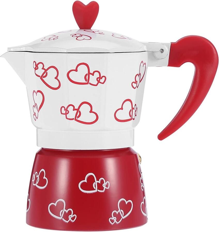 Koffiezetter Espresso maker Koffie zetten Hoogwaardig aluminium Klein formaat Zilverkleurig