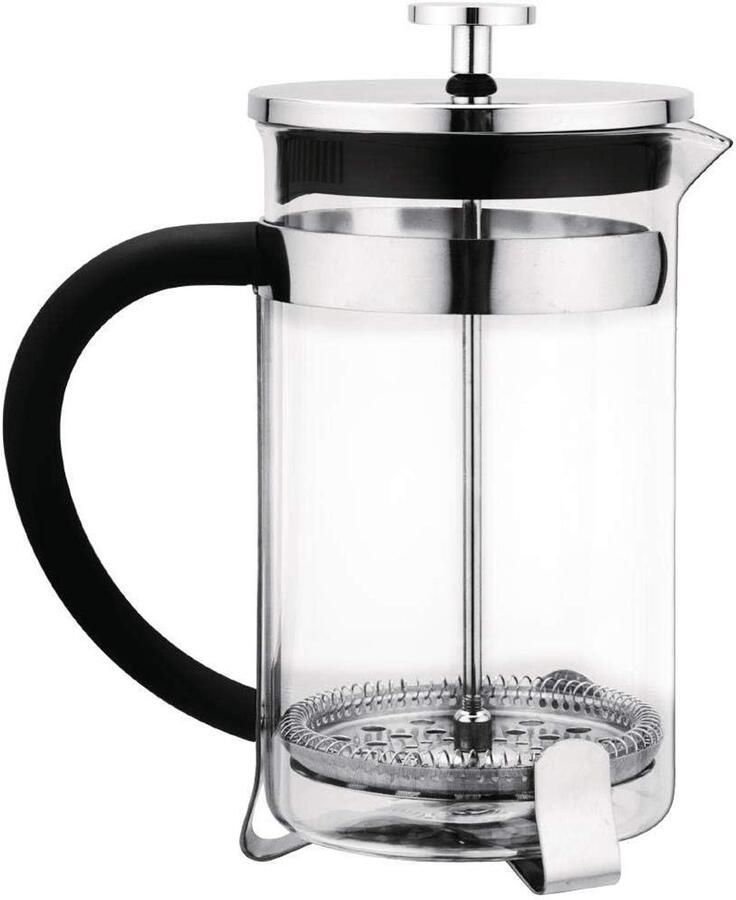 Koffiezetter French press Heerlijke koffie Roestvrij staal 6 kopjes Zilver