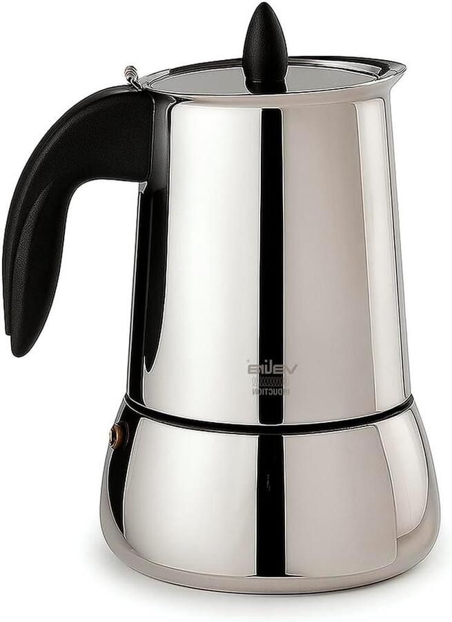 Koffiezetter Mokkapot Percolator Koffie Zetten Roestvrij Staal 10 Bekers Zwart