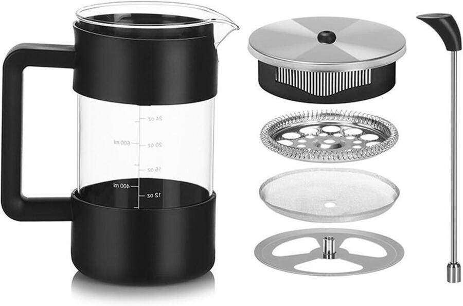 Koffiezetter Percolator Koffie Zetten Drupvrij Gieten 1 Liter Transparant
