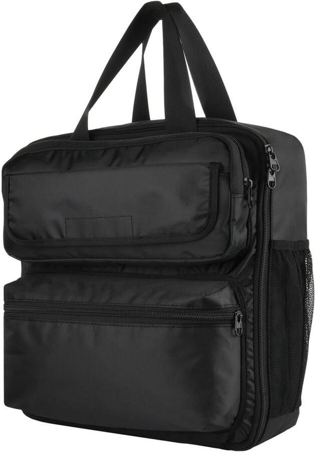 Koffiezetter Tas Reis Organizer Outdoor Reizen Padded Voering 30 x 16 x 32 cm Zwart