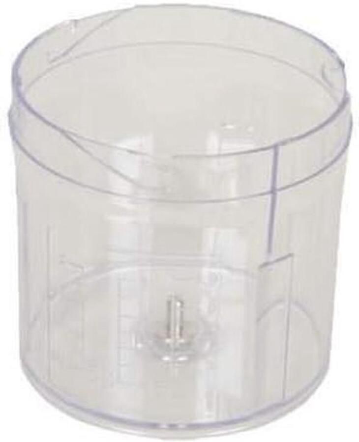 Kom Container Reserveonderdeel Hakmolen Keukenmachine Onderhoud Origineel Onderdeel 12 x 12 x 12 cm Transparant